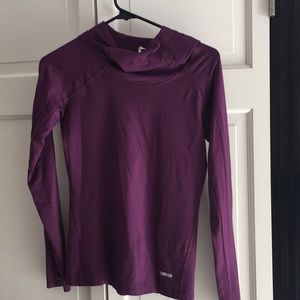 One Tooth purple exercise top